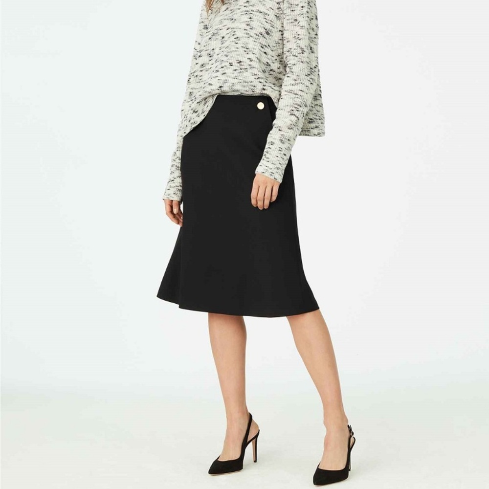 NWT Club Monaco Black Borrem Skirt 00